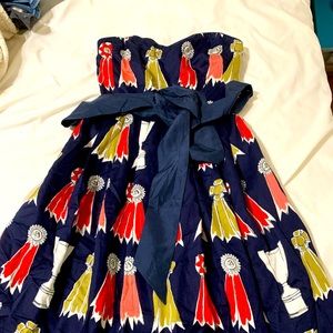 Anthropologie Strapless Dress-